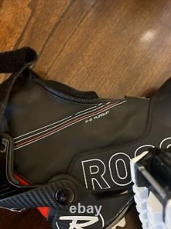 Rossignol Rossi X8 Pursuit Used Men's Ski Boots Size 40 EUC Black Red
