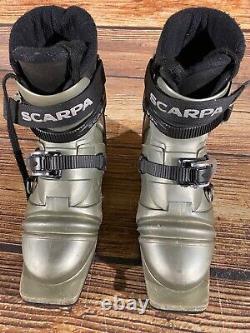SCARPA T3 Telemark Nordic Norm Cross Ski Boots Size MONDO 252 US7 NN 75mm 3pin
