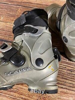 SCARPA T3 Telemark Nordic Norm Cross Ski Boots Size MONDO 252 US7 NN 75mm 3pin