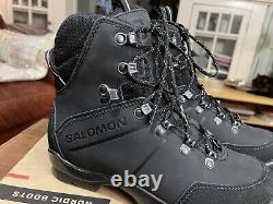 Salomon Cross Country Ski Boots, Size US 5.5 boys youth Eur 38 woman 7.5 escape