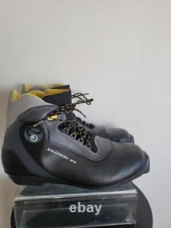Salomon E3 Nordic Cross Country Ski Boots Men SNS Profil Sz US 10 EUR 44 black