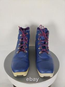 Salomon MEN'S 90s PURPLE RARE Cross Country Ski Boots Size EU 45 NNN