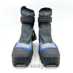 Salomon SNS XA Gray Blue Cross Country Ski Boots Men's Size 12.5