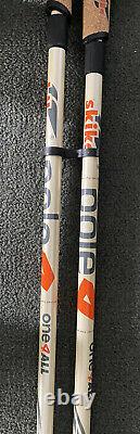 Skike one4ALL 2tlg 45 5/16-63in Telescope Stick 30% Carbon Ski Sticks