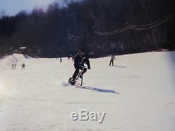 Snow Bike Cycle skis track wheel ski complete winter sports downhill sled Ktrack