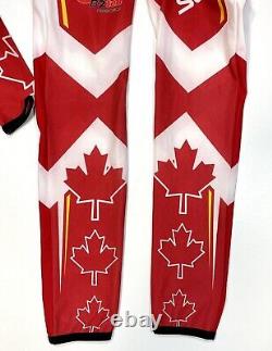 Team Canada Cross Country Ski Suit Youth Kids M Full Body Swix NWOT Boy Girl