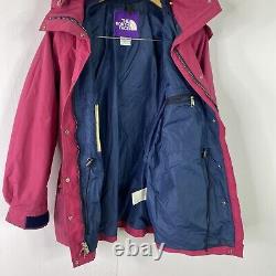 The North Face Vtg Goretex Hooded Pink Cross Country Ski Snow Jacket USA Made