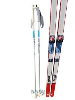 Trak 3.6 Omnitrak Nowax T-1200 190 CM Cross Country Skis with 120 cm ski Poles