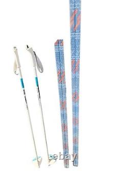 Trak 3.6 Omnitrak Nowax T-1200 190 CM Cross Country Skis with 120 cm ski Poles