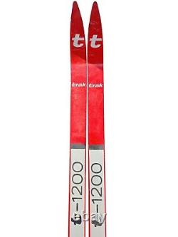 Trak 3.6 Omnitrak Nowax T-1200 200 cm Cross Country Skis with 130 cm ski Poles