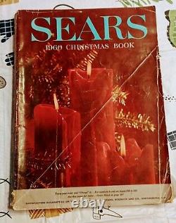 VINTAGE 1960 Sears Roebuck Christmas Wish Book Catalog
