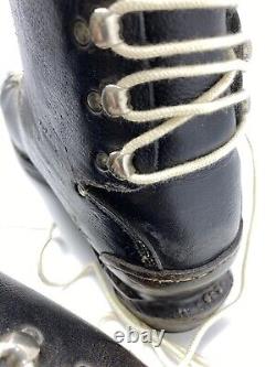 VTG Antique German ROGG SCHUH Alpine Leather Ski Boots Cross Country Trekking