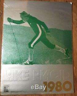 VTG LAKE PLACID Ski Winter Olympics Poster X Country Skiing 1980 Sports