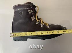 VTG Vasque 3 Pin Nordic Cross Country Ski Boots Men's 9 Made In Italy Leather