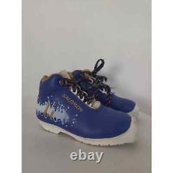 (V) Salomon Mini Kids Cross Country Ski Boots Size EU30 UK12 SNS Profil