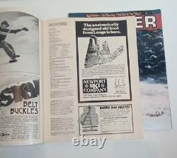Vintage 1978 POWDER The Skiers Magazine Lot (3) Sept, Oct, Dec, Vol 7 # 1,2, & 4