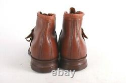 Vintage 40s Leather Military Cross Country 10th Mountain Ski Boots Mens 12 EU 46