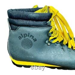 Vintage Alpina 3 Pin 75mm Nordic Norm Cross Country Ski Boots Sz42 /US8.5 $399