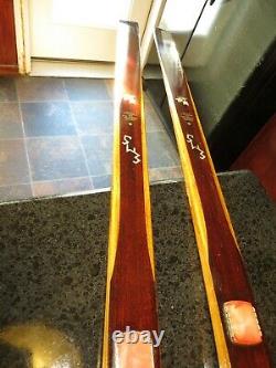 Vintage Asnes Tur-Langrenn 200 Cross Country Skis Norway Hickory Sole-Lignostone