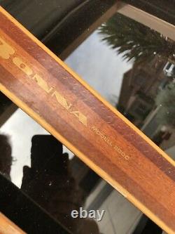 Vintage Bonna Wooden Cross Country Skis Model 2000 Made In Norway Troll 190s