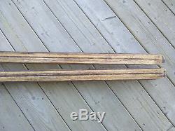 Vintage Elite TUR 210cm Waxable Hickory Wooden Cross Country Skis 3-pin Binding