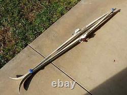 Vintage Fischer Touring Crown Base 800 cross country skis Rotofella bindings