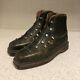 Vintage Henry Ours Paris Leather Lace Up Cross Country Ski Boots Mens Size 9