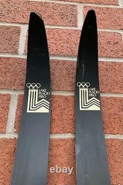 Vintage Jarvinen Lake Placid Olympics Commemorative cross x-country skis 205 cm