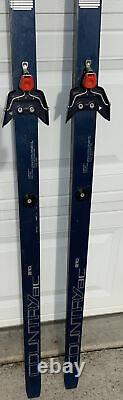 Vintage Karhu Cross Country Skis 210CM with 3-pin bindings