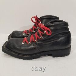 Vintage Norway Norrona All-Leather 3-Pin Cross Country Ski Boots Men's 42