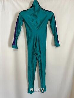 Vintage Sunbuster Ski Body Suit Unitard Womens Small medium Made In USA 90's
