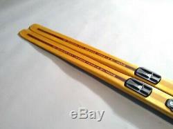Vintage Wooden Waxable 180cm Skis Cross Country Nordic NNN Auto Binding