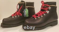 Vtg Asolo Sport SUMMIT 1 ANFIBIO Leather Cross Country Ski Boots sz 8.5 NEW VHTF