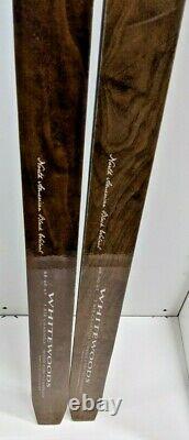White Woods Titan Cross Country BC Skis, Back Country Metal Edge & Fish Scales