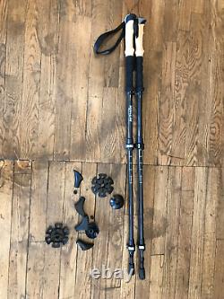 Whitewoods Outlander Cross country skis with poles and universal binding 145cm