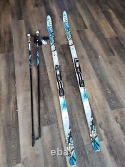 Whitewoods Whitetail NNN BC Cross Country Skis, Metal Edge, Waxless, Fishscales